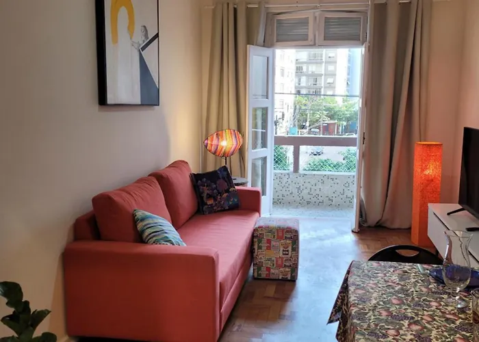 Apartamento Com Varanda, Vista Para O Mar E Ar Condicionado